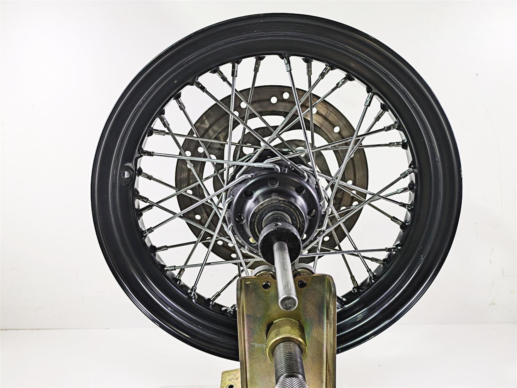 2014 Harley FLS Softail Slim Straight 16x3 Front Wheel Rim & Rotor 55107-12 {{ shop.shopifyCountryName }} - Mototech271