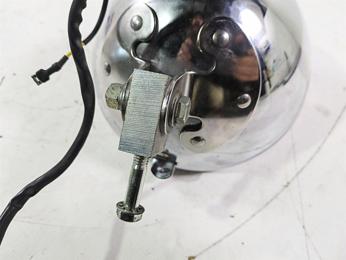 2004 Harley Softail FLSTF Fat Boy Headlight Iron Cross Skull + Visor 67903-00 {{ shop.shopifyCountryName }} - Mototech271