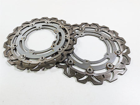 2008 Yamaha YZF R1 RN19 Voodoo Wave Front Brake Disc Rotor Set 4C8-2581T-00-00 {{ shop.shopifyCountryName }} - Mototech271