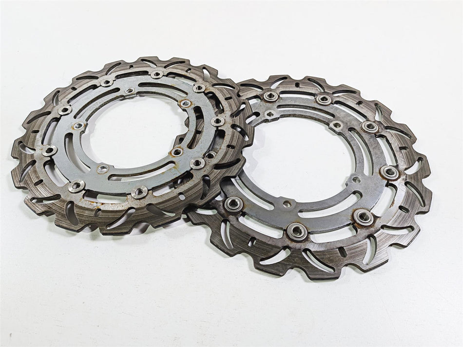 2008 Yamaha YZF R1 RN19 Voodoo Wave Front Brake Disc Rotor Set 4C8-2581T-00-00 {{ shop.shopifyCountryName }} - Mototech271