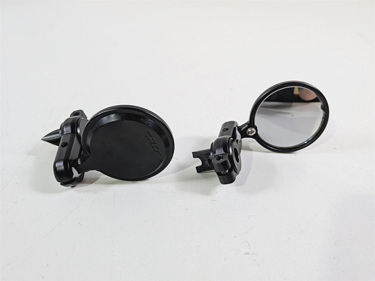 2016 Mv Agusta F3 800 RR Black CRG Bar End Round Rear View Mirror Set-Mototech271