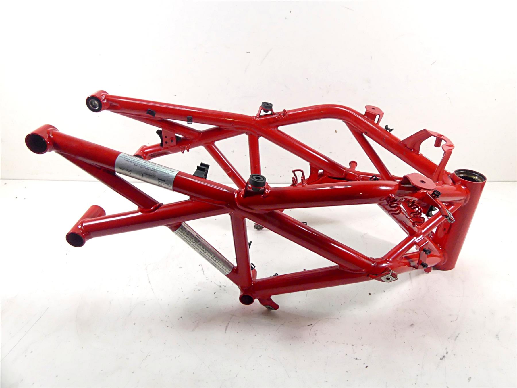 2013 Ducati Diavel Red Straight Main Frame Chassis With California Salvage Title 470P2012AA | Mototech271
