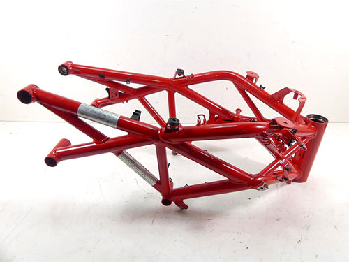 2013 Ducati Diavel Red Straight Main Frame Chassis With California Salvage Title 470P2012AA | Mototech271