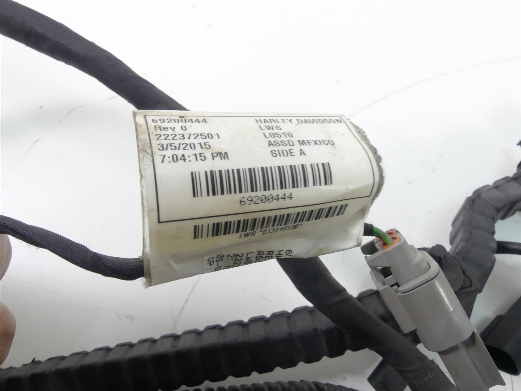 2015 Harley FLD Dyna Switchback Main Wiring Harness Abs - No Cuts 71075-12A {{ shop.shopifyCountryName }} - Mototech271
