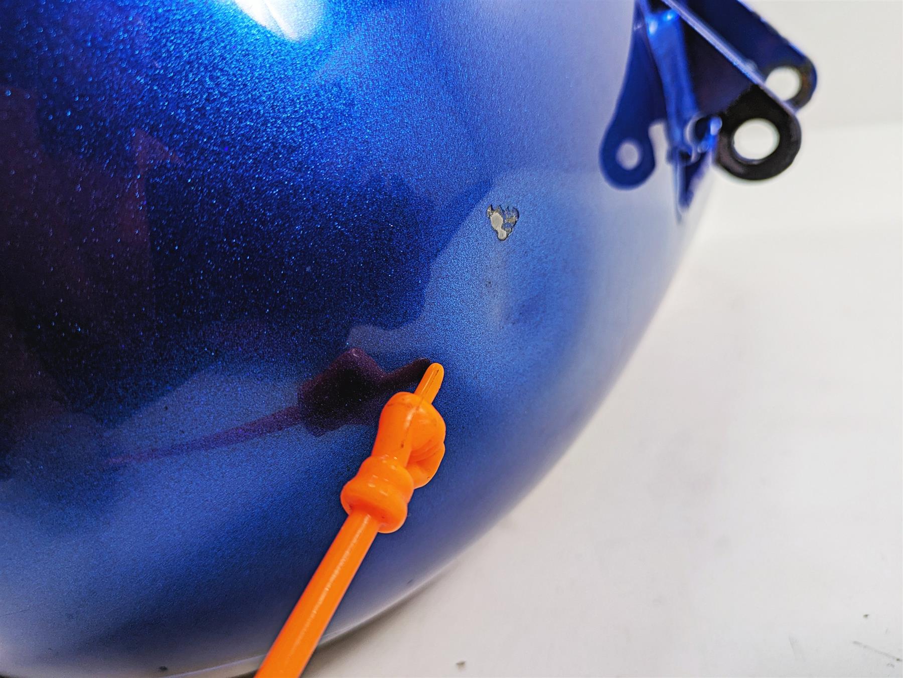 2009 Harley Dyna FXDFSE CVO Fat Bob Fuel Gas Tank Granite Blue - Read 61723-09 {{ shop.shopifyCountryName }} - Mototech271