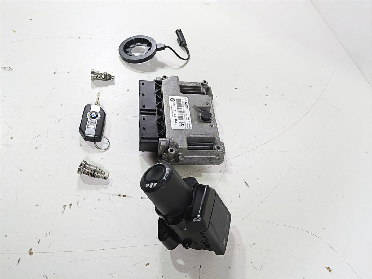 2016 BMW R1200GS GSW K50 Cdi Ecm Ignition Handsfree Switch Key Lock Set 8552934 {{ shop.shopifyCountryName }} - Mototech271