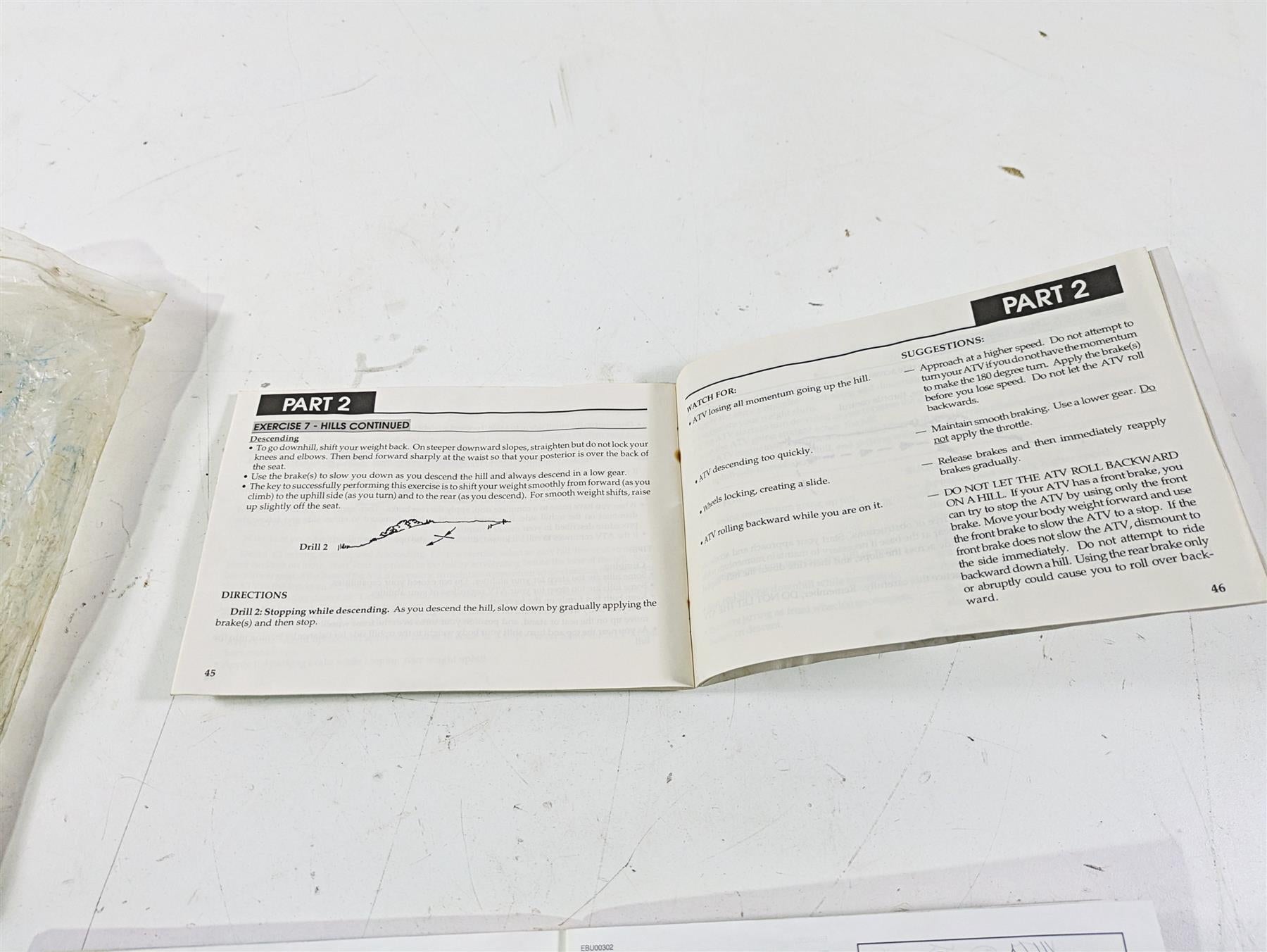 2001 Yamaha Banshee YFZ350 Owners Manual & Tips Book 5FK-28199-13 {{ shop.shopifyCountryName }} - Mototech271