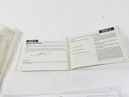 2001 Yamaha Banshee YFZ350 Owners Manual & Tips Book 5FK-28199-13 {{ shop.shopifyCountryName }} - Mototech271
