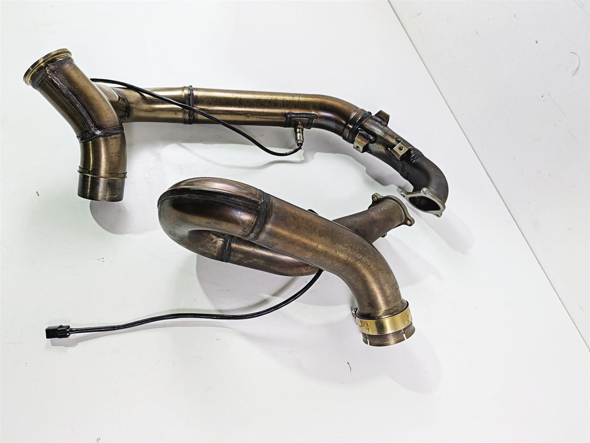 2022 Ducati Streetfighter V2 Front Rear Exhaust Header Set 57012147AA 57112155AA {{ shop.shopifyCountryName }} - Mototech271