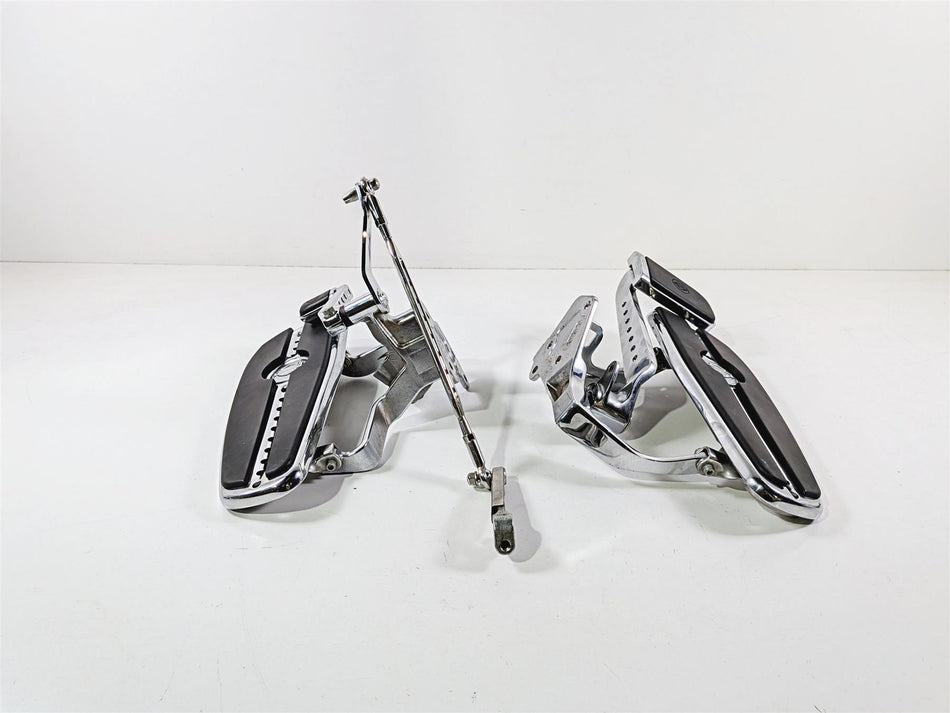 2005 Harley Softail FLSTFSE CVO Fat Boy Left Right Floor Board Set  33670-03A