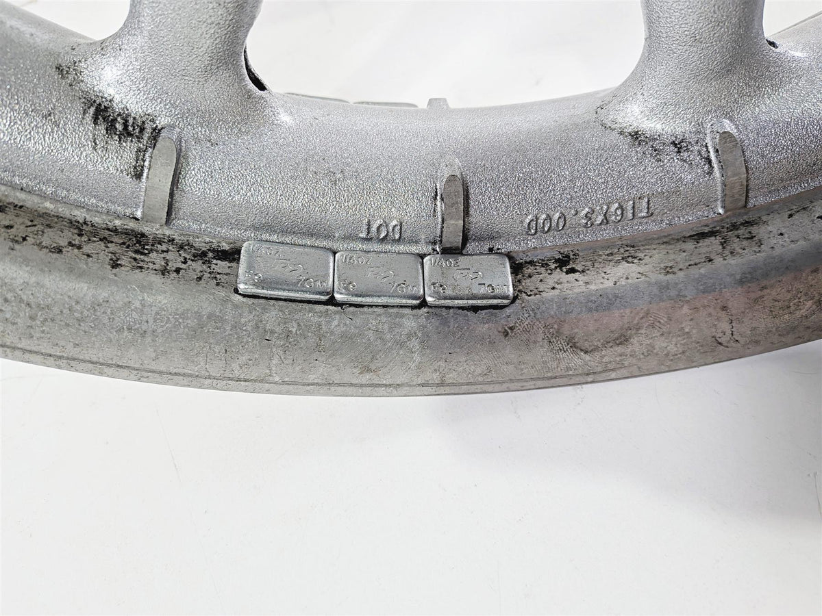 2004 Harley Touring FLTRI Road Glide Straight 16x3 9 Spoke Rear Wheel Rim 43301-04A-Mototech271