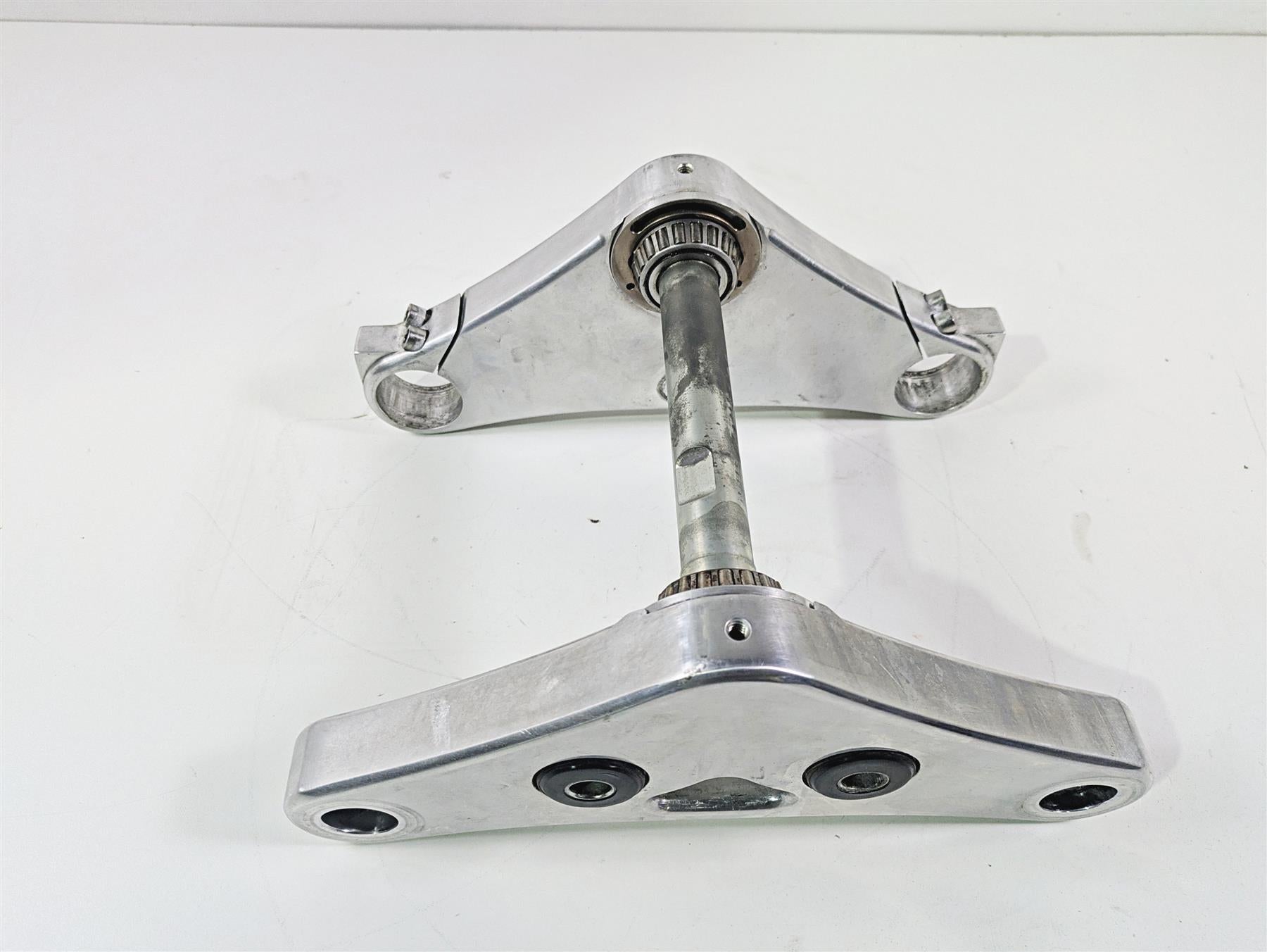 2002 Big Dog Pitbull Upper Lower Triple Tree Steering Clamp Set {{ shop.shopifyCountryName }} - Mototech271