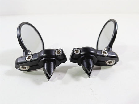2016 Mv Agusta F3 800 RR Black CRG Bar End Round Rear View Mirror Set-Mototech271