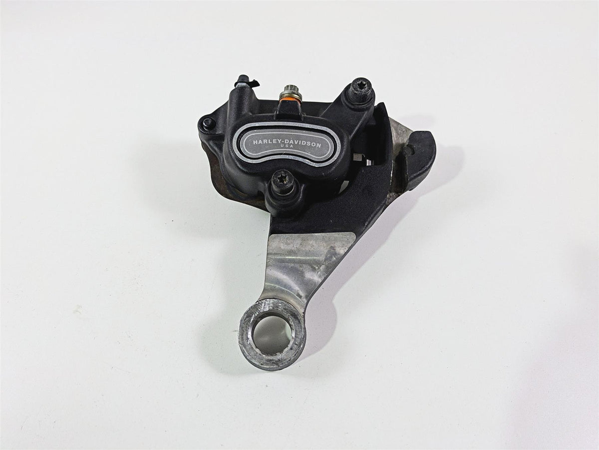 2008 Harley FXCWC Softail Rocker Rear Brake Caliper + Mount 40908-08 {{ shop.shopifyCountryName }} - Mototech271