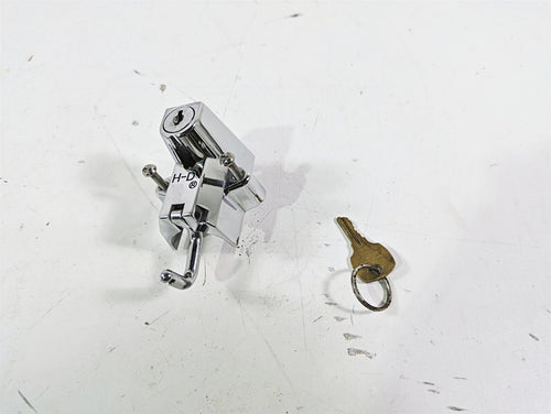 Harley Davidson Sportster Dyna Softail Touring Oem Chrome Helmet Lock 92800019 | Mototech271
