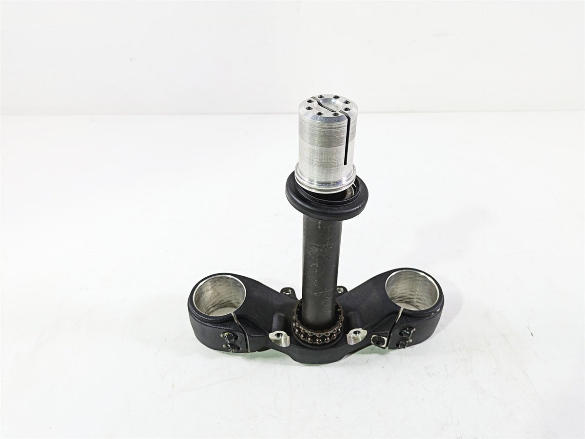 2013 Ducati Hyperstrada 821 Lower Triple Tree Steering Clamp 34220771AA {{ shop.shopifyCountryName }} - Mototech271