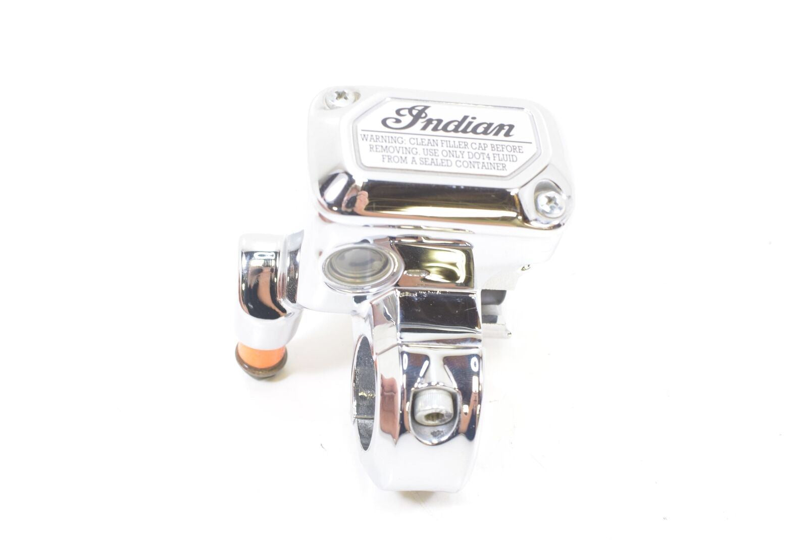 2018 Indian Chieftain Limited Front Chrome Brake Master Cylinder 15.8mm 1912865 {{ shop.shopifyCountryName }} - Mototech271