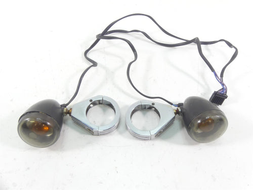 2006 Harley VRSCD Night V Rod Front Smoked Blinker Turn Signals - Read 68804-06 | Mototech271