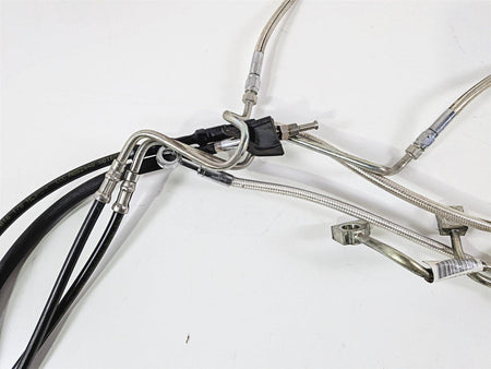 2015 Harley Touring FLTRUSE CVO Road Glide 16" Bar Hydr Clutch Front Brake Line-Mototech271