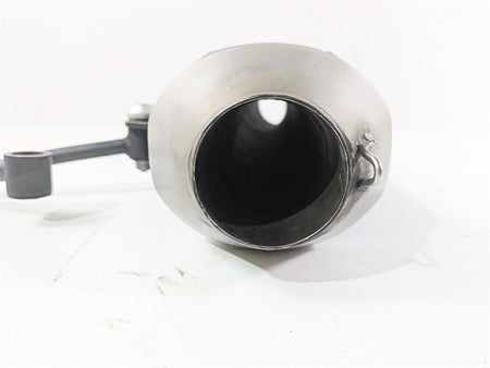 Inlet 54mm 17.5" Long Left Leo Vince Universal Exhaust Pipe Muffler Silencer Can {{ shop.shopifyCountryName }} - Mototech271