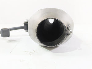 Inlet 54mm 17.5" Long Left Leo Vince Universal Exhaust Pipe Muffler Silencer Can