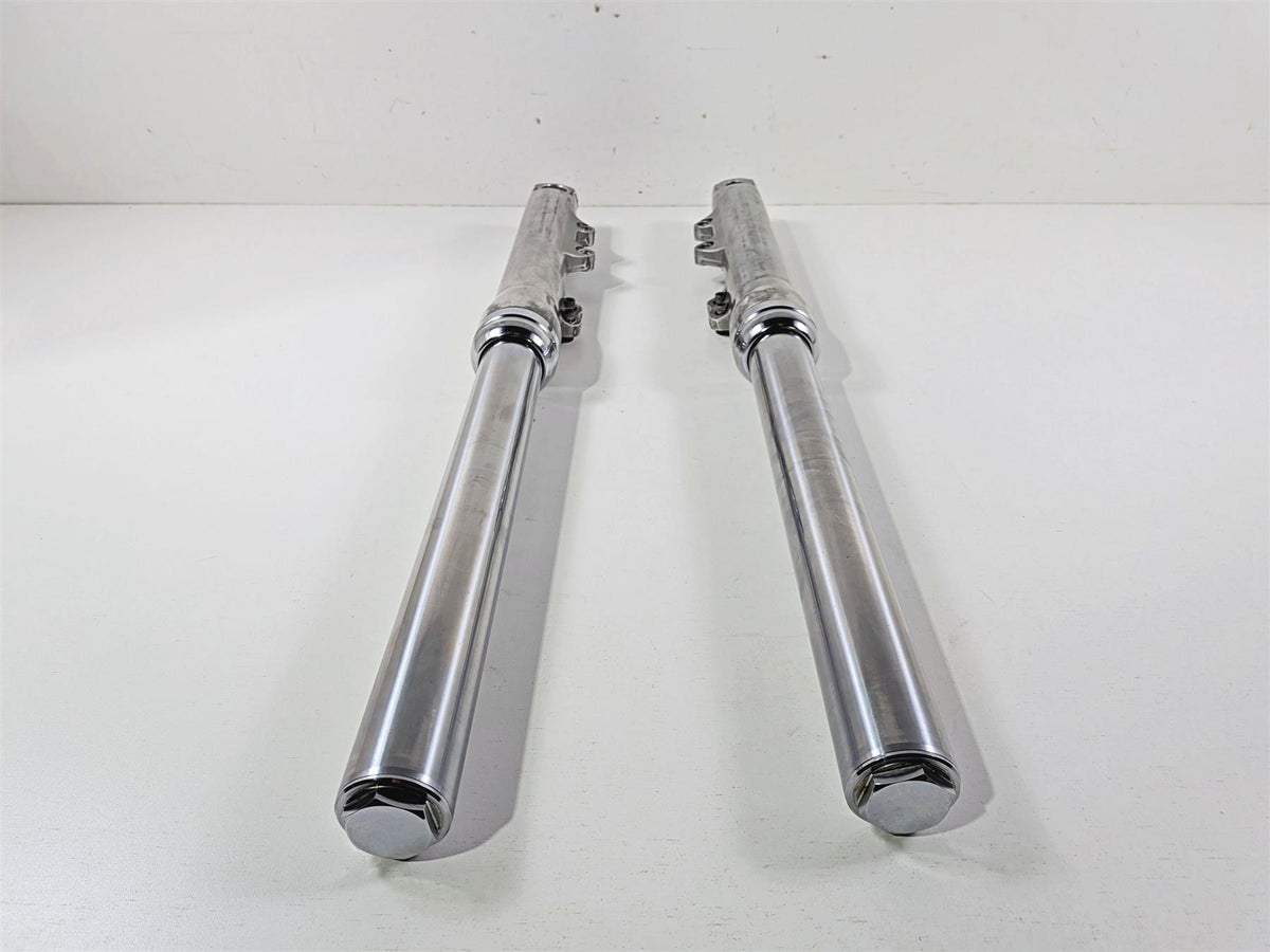 2014 Harley FXDL Dyna Low Rider Dual Brake Front Fork Leg Set 49mm Read 45400052 {{ shop.shopifyCountryName }} - Mototech271