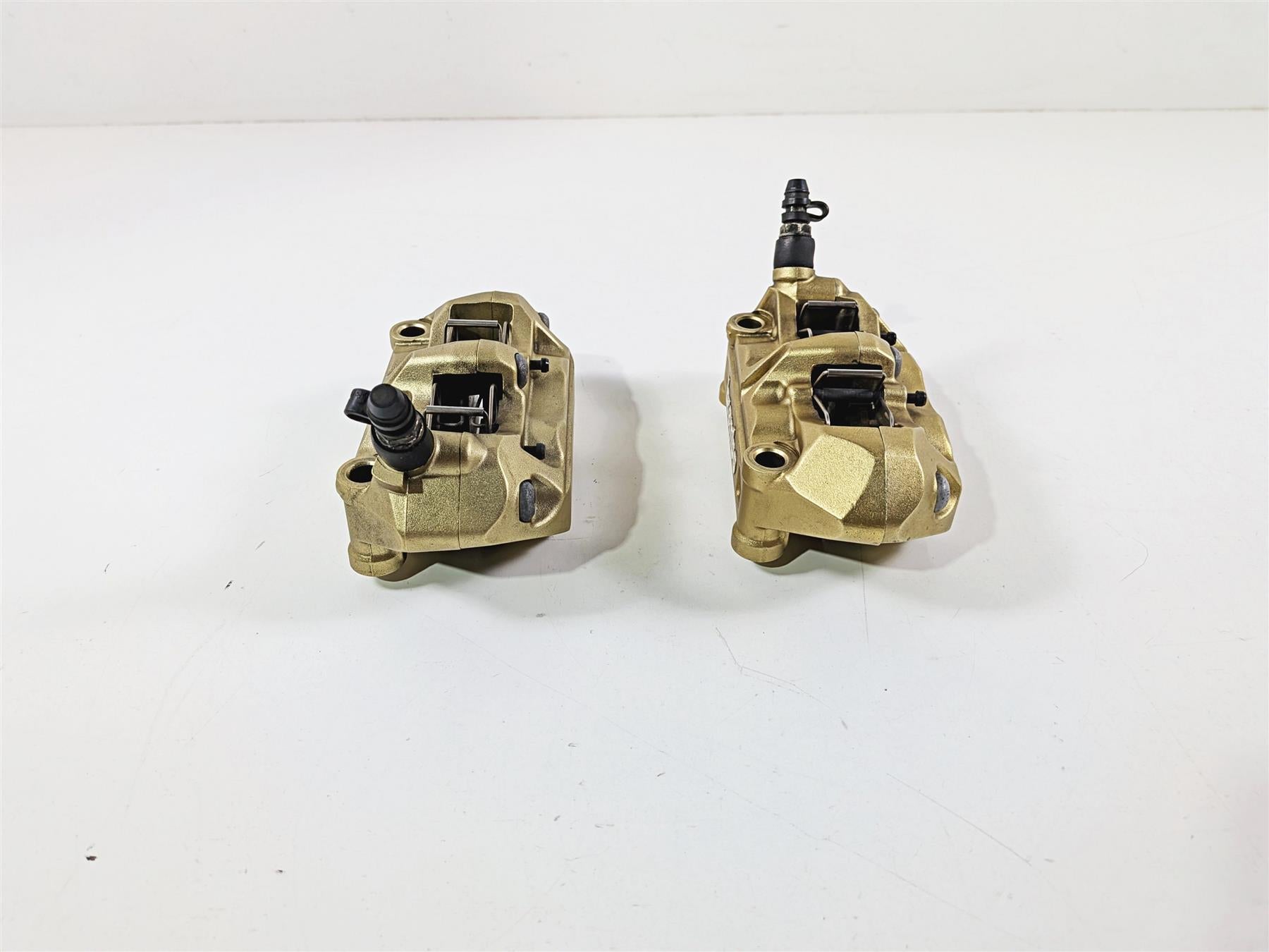 2007 Mv Agusta F4 1000R 312 Brembo 100mm Gold Front Brake Caliper Set 8000A6415-Mototech271