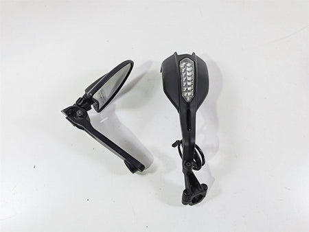 2009 Ducati Hypermotard 1100 S Left Hand Guard Mirror Turn Signal Set 46012711B-Mototech271