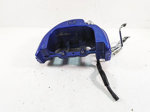 2009 Harley FXCWC Softail Rocker C Oil Tank & Lines Flame Blue Pearl 62557-08 | Mototech271