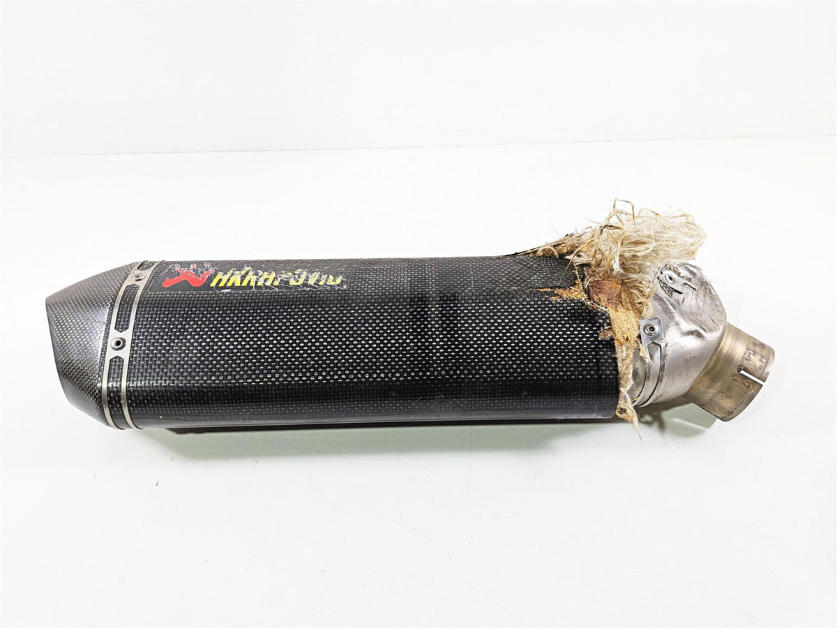 2016 BMW S1000RR K46 Damaged Akrapovic Carbon Fiber Exhaust Pipe Muffler M-HR045-Mototech271