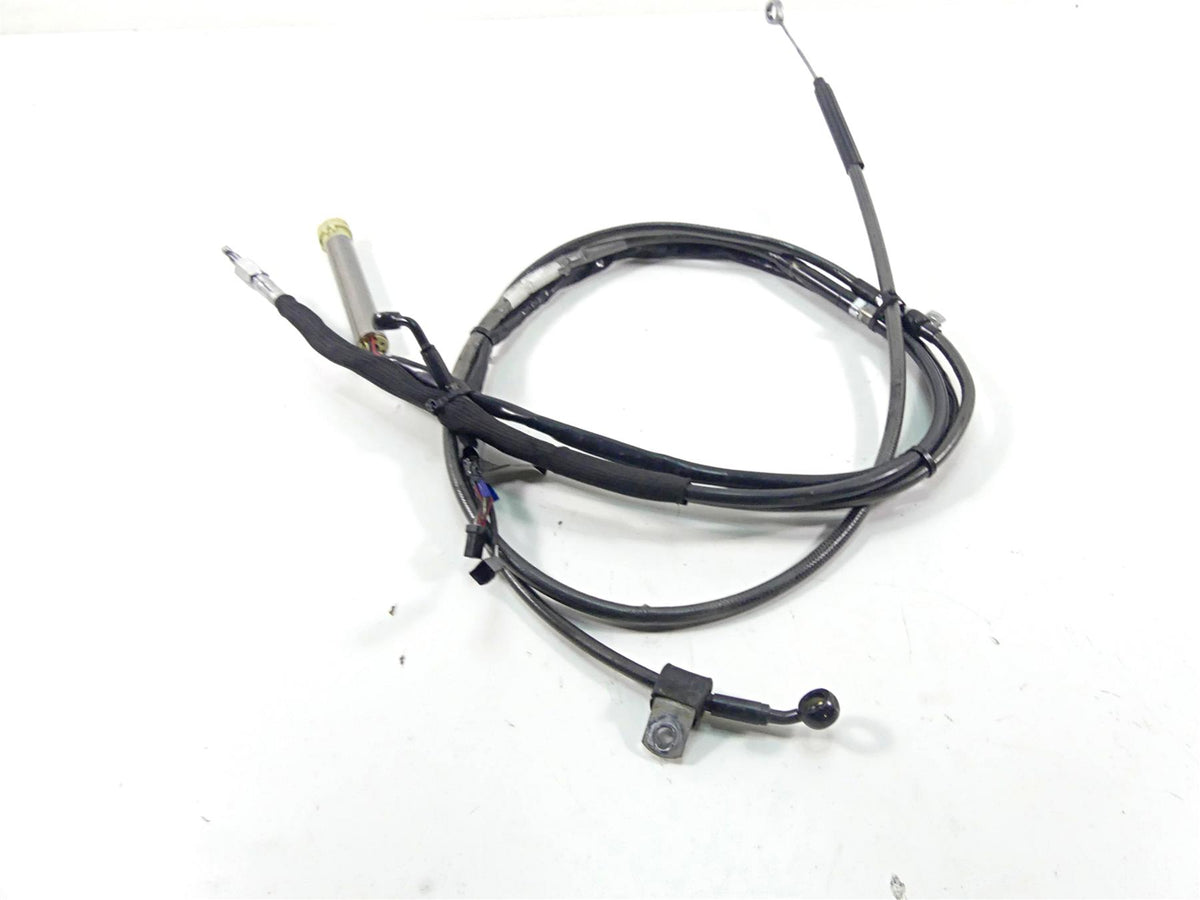 2016 Harley Softail FLS Slim 14" Apehanger Throttle Clutch Brake Line Set {{ shop.shopifyCountryName }} - Mototech271