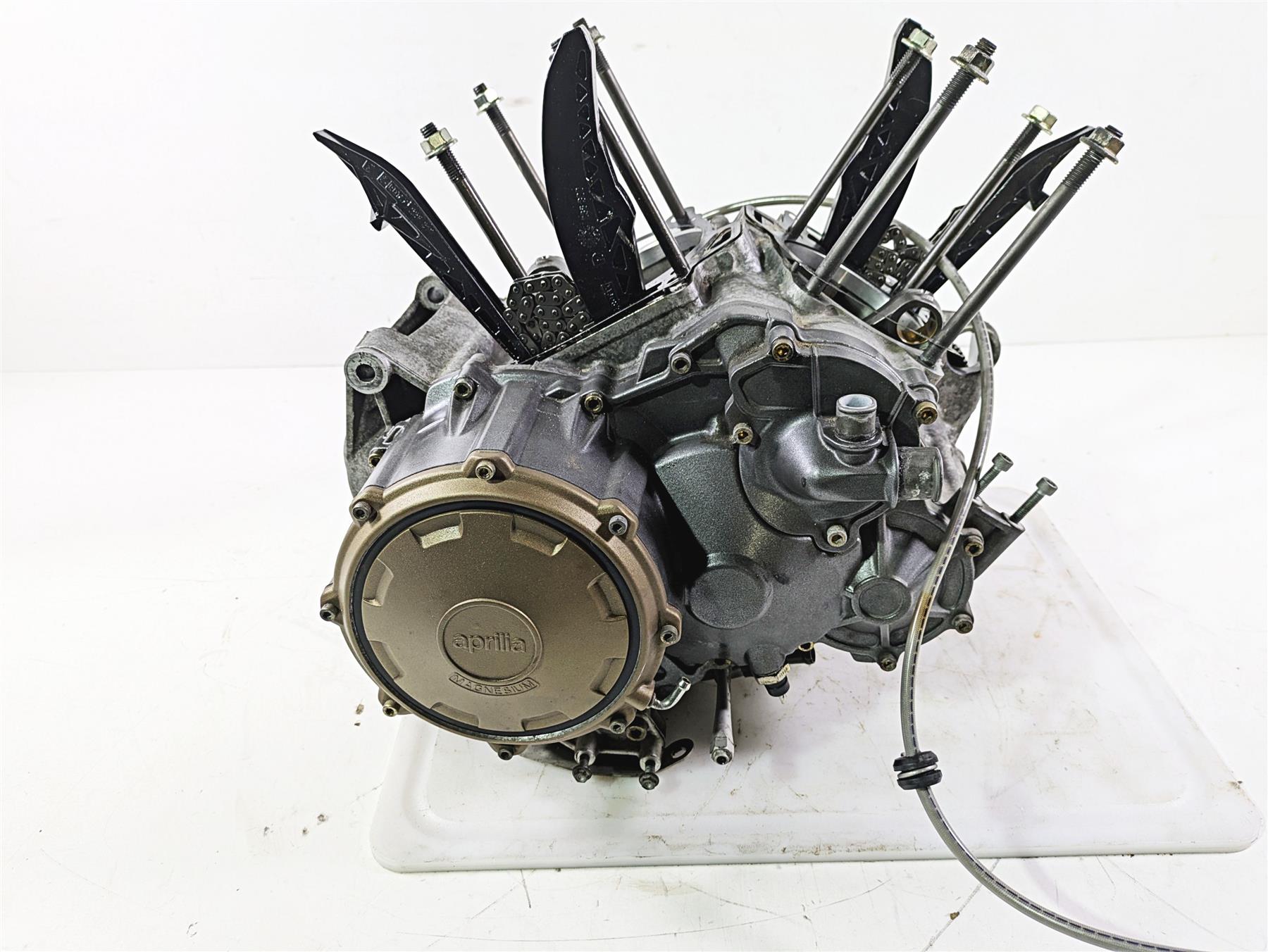 2008 Aprilia RSVR 1000 Factory Crankcase Lower Bottom End Motor AP0296961 {{ shop.shopifyCountryName }} - Mototech271