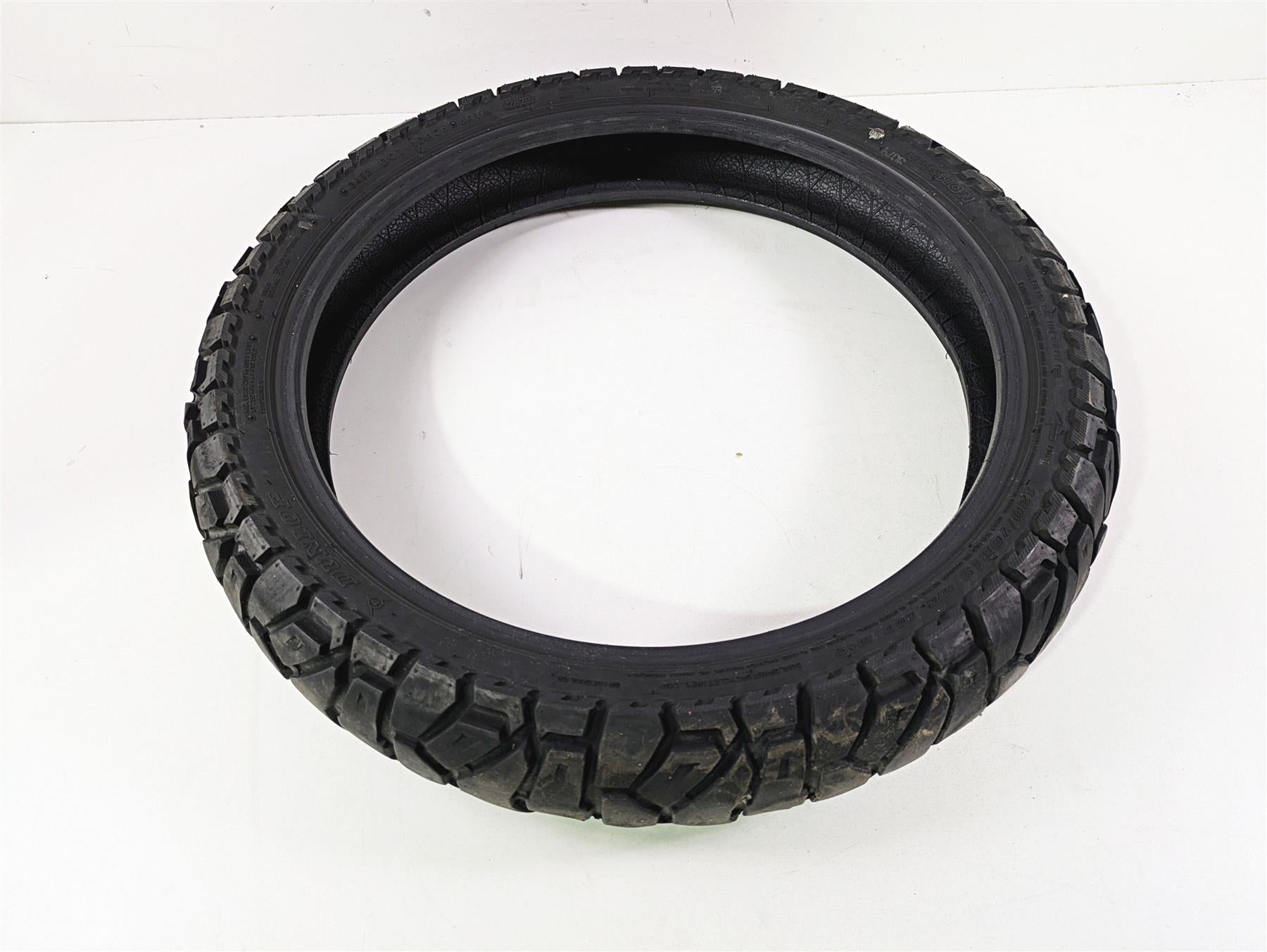 Used Front Motorcycle Tire Dunlop Trailmax Mission 120/70B19 60T 637148