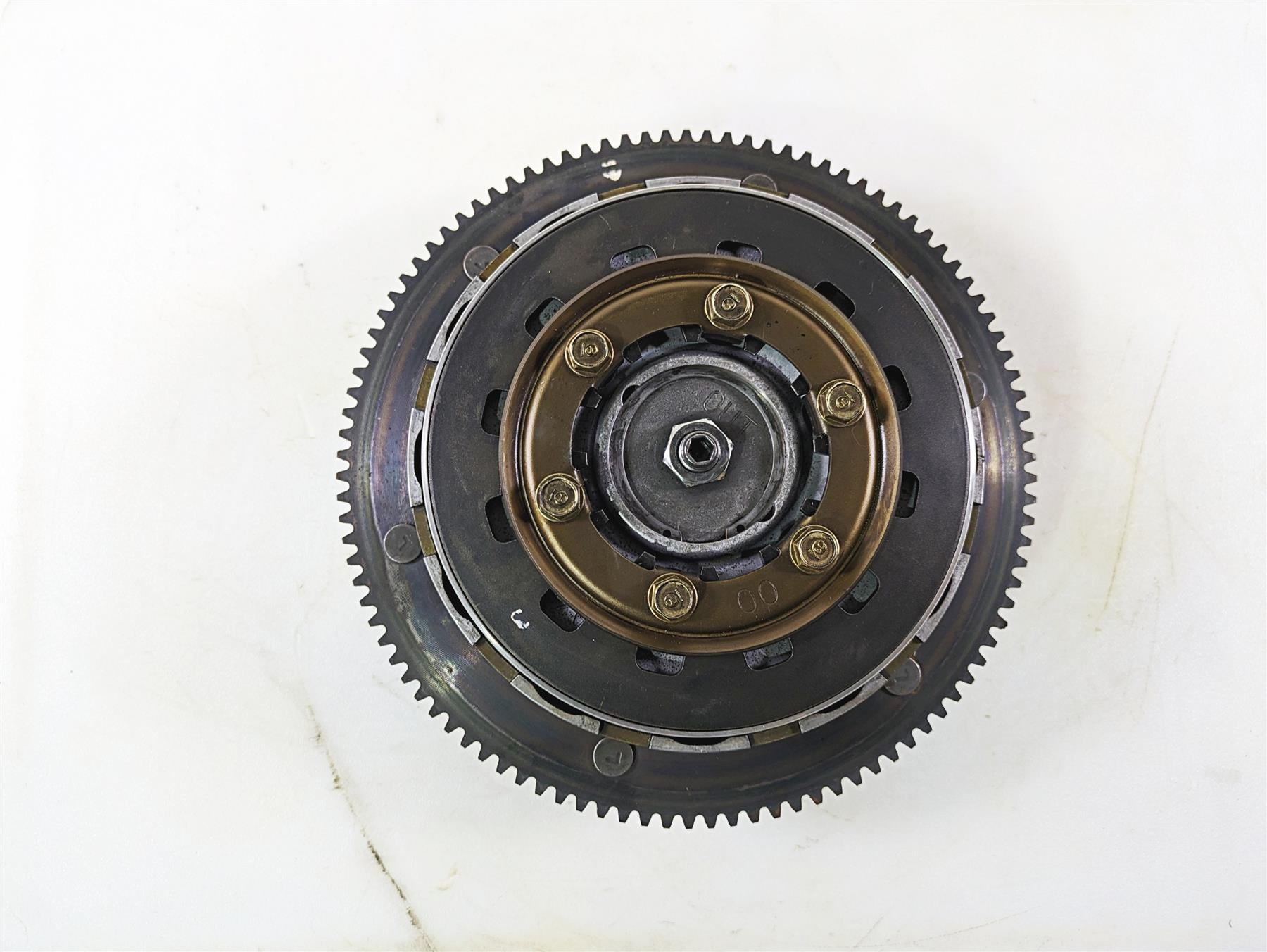 2003 Harley Dyna FXDL Low Rider 100TH Primary Drive Clutch Basket Set 37802-98B | Mototech271
