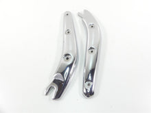 Load image into Gallery viewer, 2002 Triumph Bonneville America Rear Fender Chrome Struts Braces Set T2305620 | Mototech271

