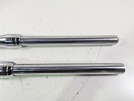 2007 Harley FXDWG Dyna Wide Glide Straight Chrome Front Fork Leg Set 47288-06A {{ shop.shopifyCountryName }} - Mototech271
