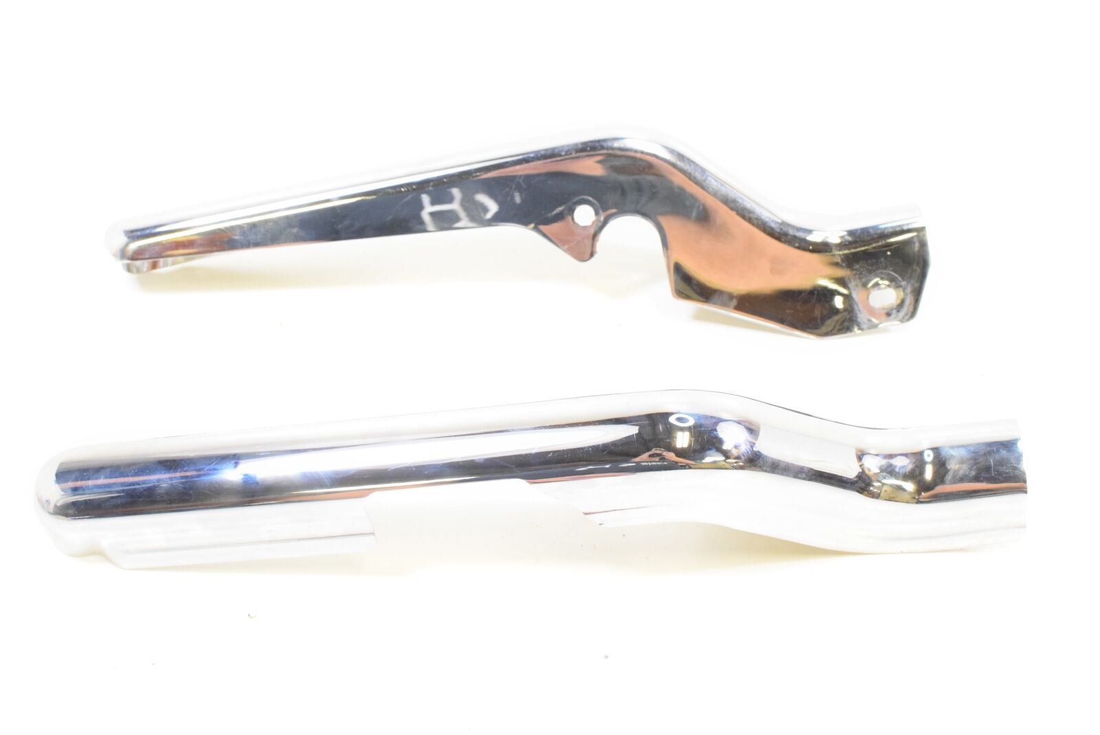 2003 Harley Touring FLHRCI Road King Rear Chrome Struts Braces Covers Set
