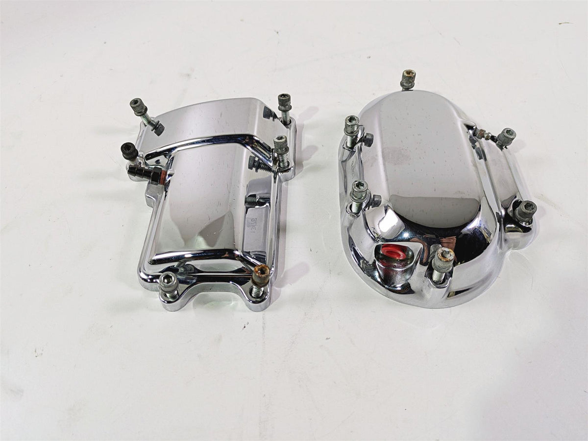 2007 Harley Touring FLHRSE CVO Road King Transmission Chrome Cover Set 34469-06B {{ shop.shopifyCountryName }} - Mototech271