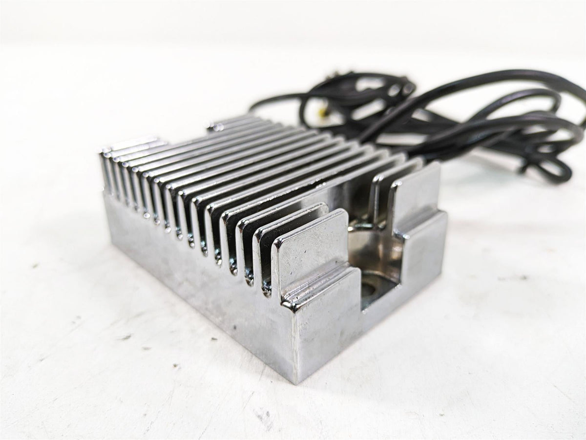 1990 Harley Sportster XLH883 XL883 Chrome Rectifier Voltage Regulator 74523-84A {{ shop.shopifyCountryName }} - Mototech271