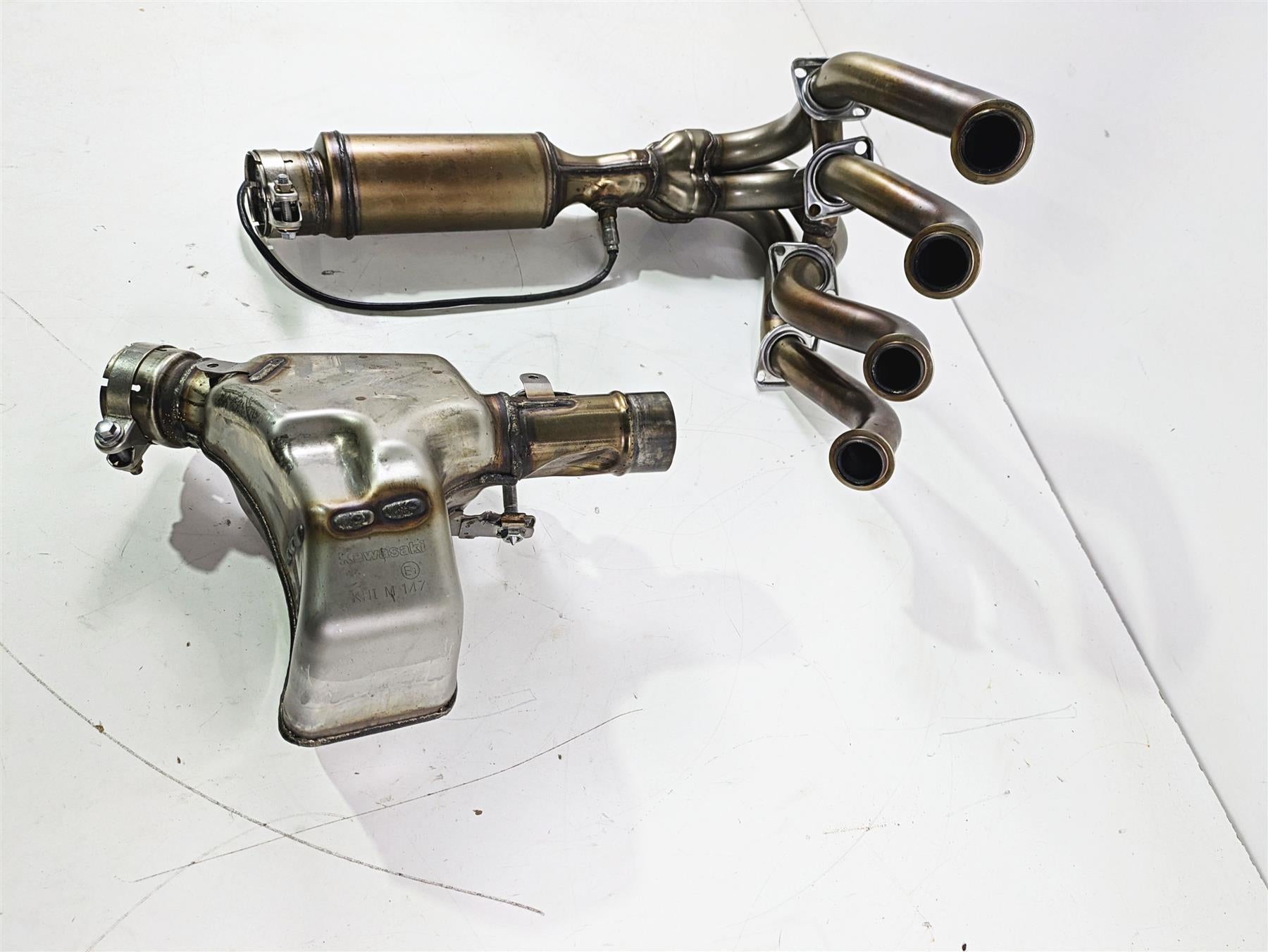 ハイキャパ 2024 Kawasaki ZX6R ZX636 Ninja Exhaust Header & Mid Camber 39178