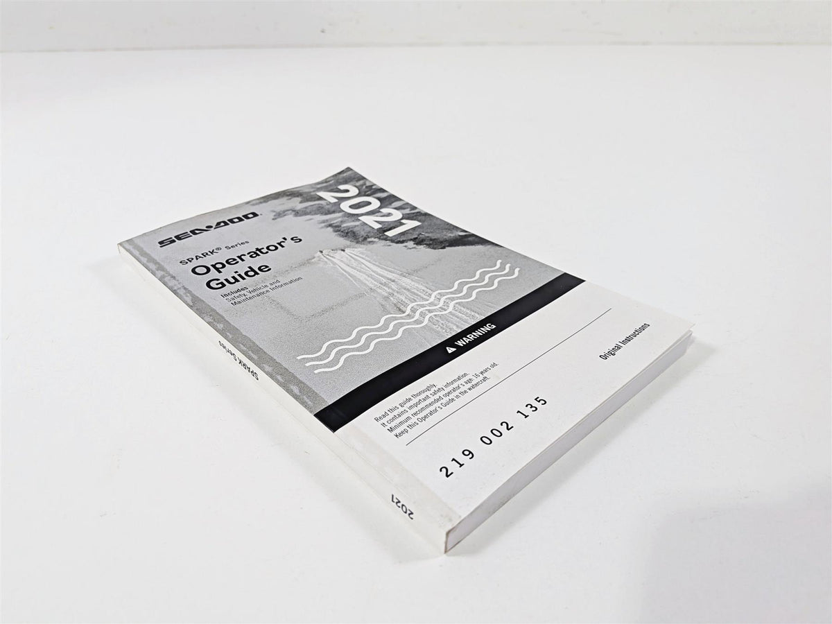 2021 Sea-Doo Spark 900 Trixx Owners Manual Operators Guide 219002135 {{ shop.shopifyCountryName }} - Mototech271