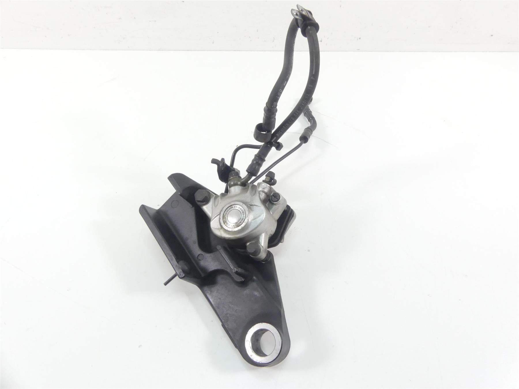 2006 Harley Sportster XL1200 Custom Rear Brake Caliper + Line & Bracket 40968-05