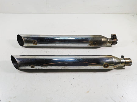 2011 Harley Touring FLHR Road King Aftermarket 3.5" Slash Cut Exhaust Pipe Mufflers {{ shop.shopifyCountryName }} - Mototech271