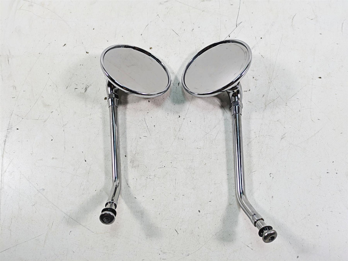 2011 Triumph America Round Rear View Mirror Set - Read T2066682 T2043439 {{ shop.shopifyCountryName }} - Mototech271