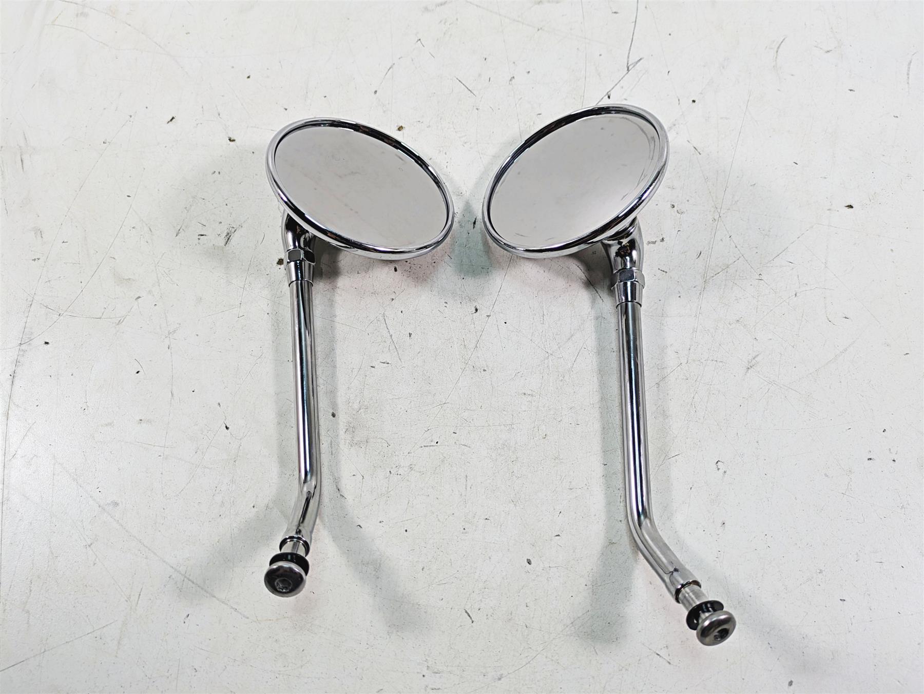 2011 Triumph America Round Rear View Mirror Set - Read T2066682 T2043439 {{ shop.shopifyCountryName }} - Mototech271