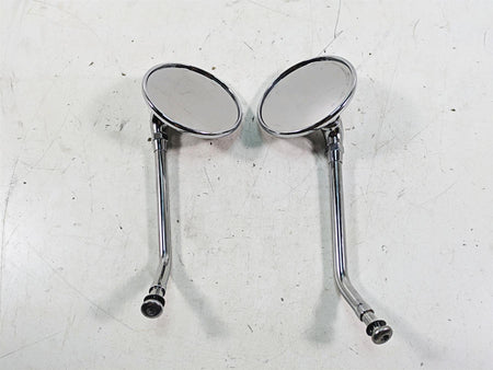 2011 Triumph America Round Rear View Mirror Set - Read T2066682 T2043439 {{ shop.shopifyCountryName }} - Mototech271