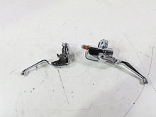 Load image into Gallery viewer, 2004 Harley Softail FLSTF Fat Boy Chrome Brake Master Cylinder Set 9/16 45019-96 | Mototech271
