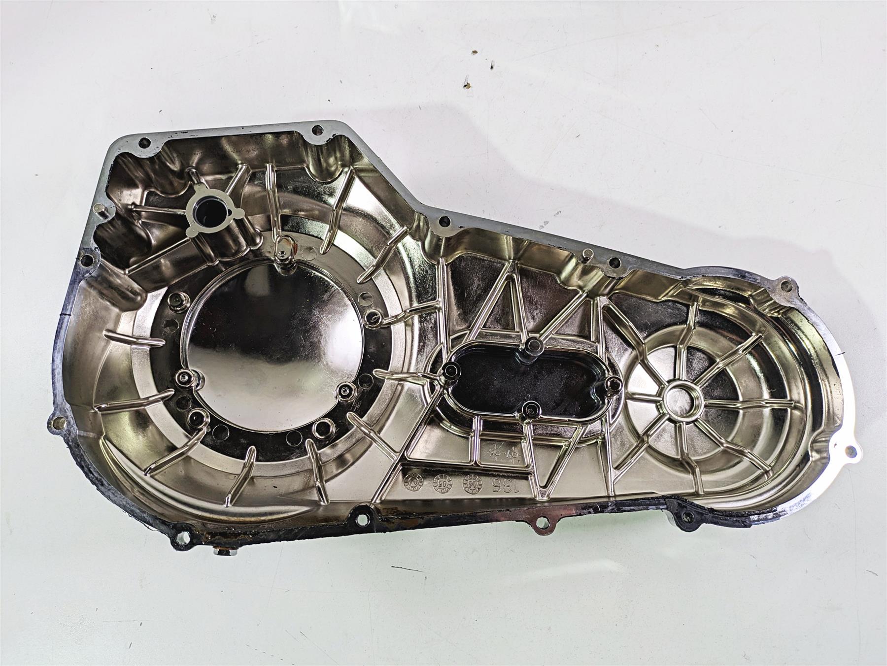2008 Ultima Motorcycles Fat Bastard Inner Outer Chrome Primary Drive Cover Set {{ shop.shopifyCountryName }} - Mototech271