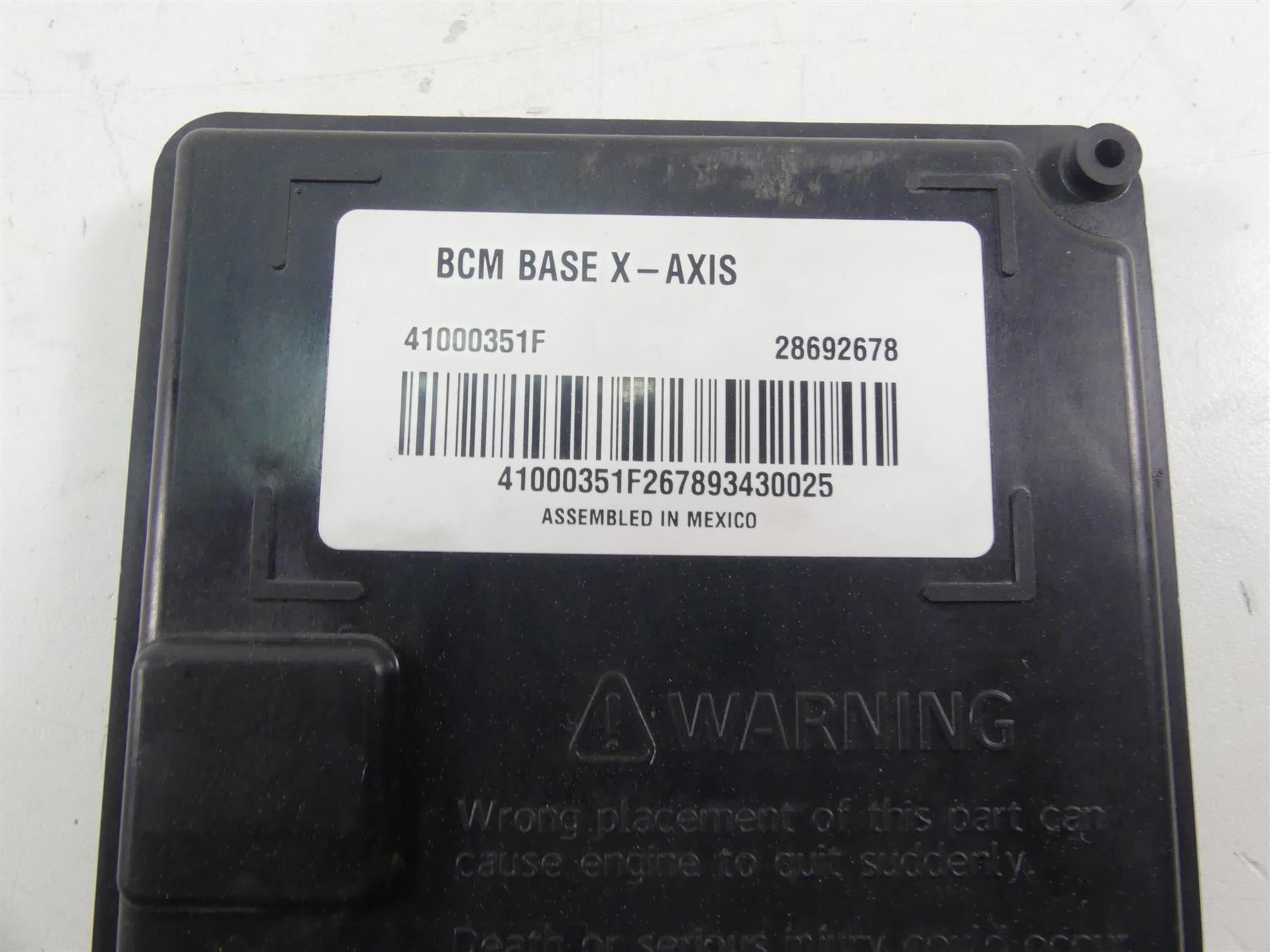 2020 Harley Sportster XL1200 NS Iron Bcm Base X-Axis Control Module 41000351F {{ shop.shopifyCountryName }} - Mototech271
