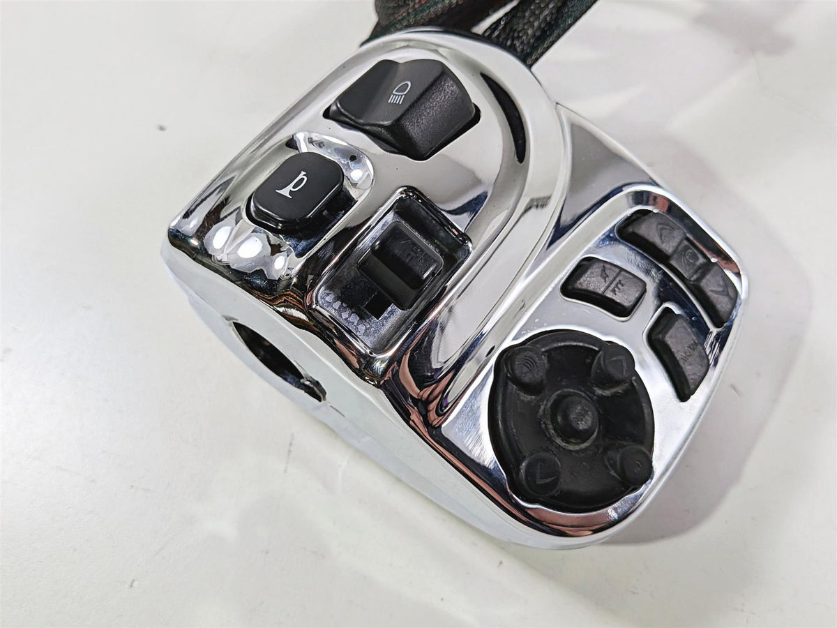2015 Indian Chieftain Left Hand Chrome Turn Signal Control Switch 4015197-Mototech271